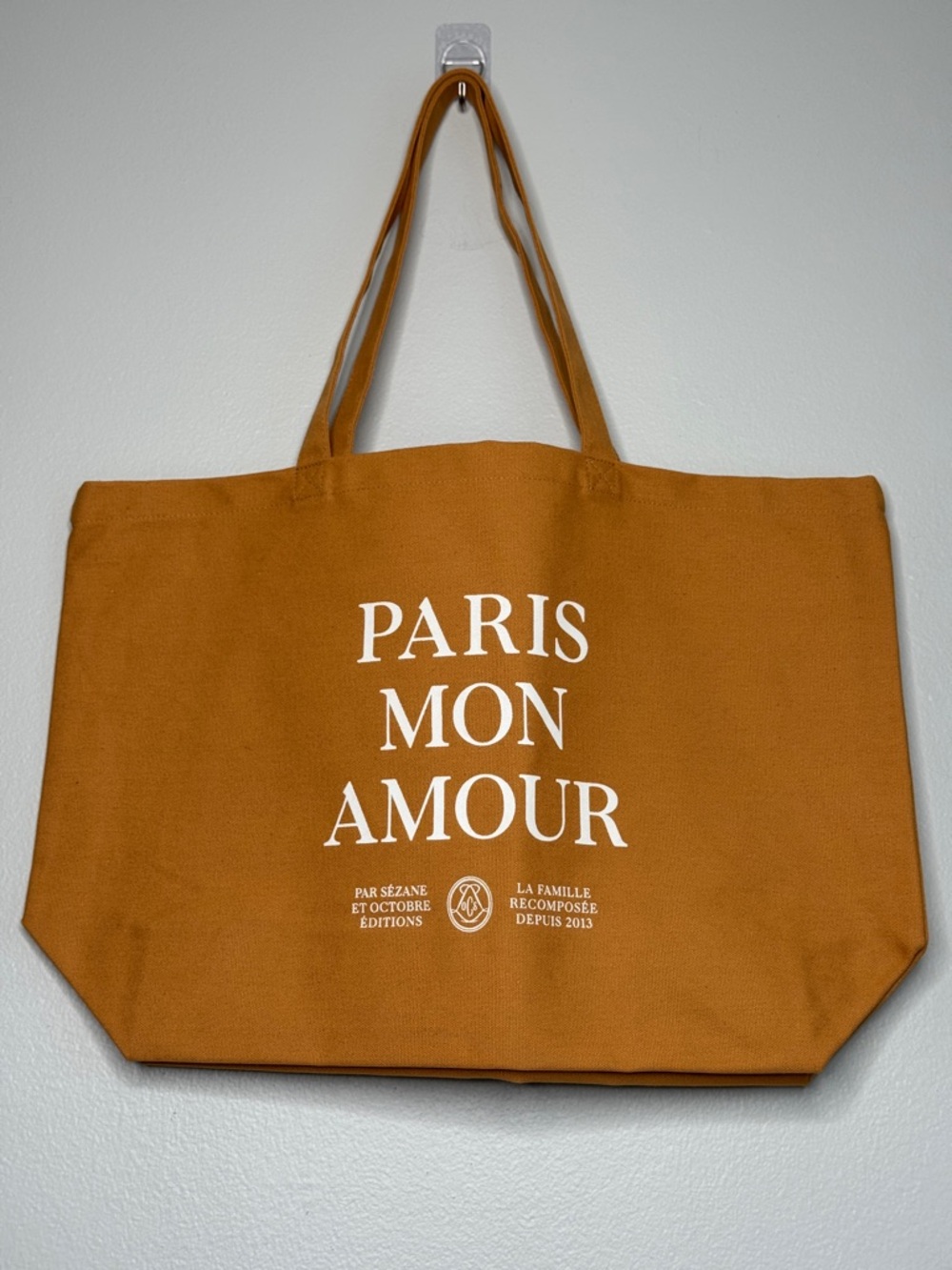 SÉZANE Cotton Paris Mon Amour Canvas Tote Bag